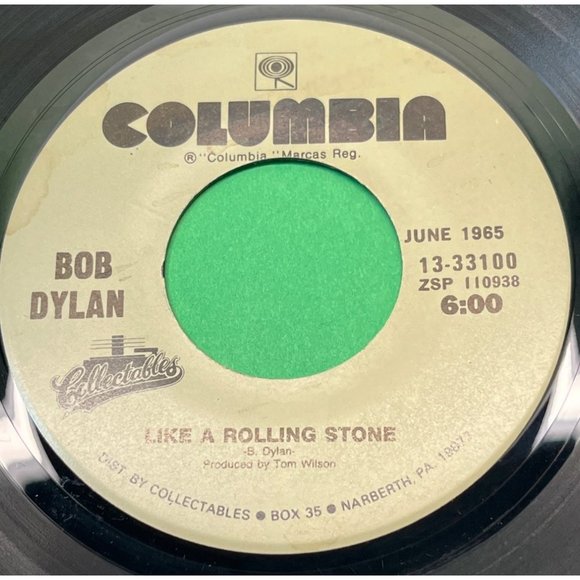 Bob Dylan Like A Rolling Stone / Rainy Day Woman 45 Rock Columbia 13-33100 1965 - Picture 1 of 4
